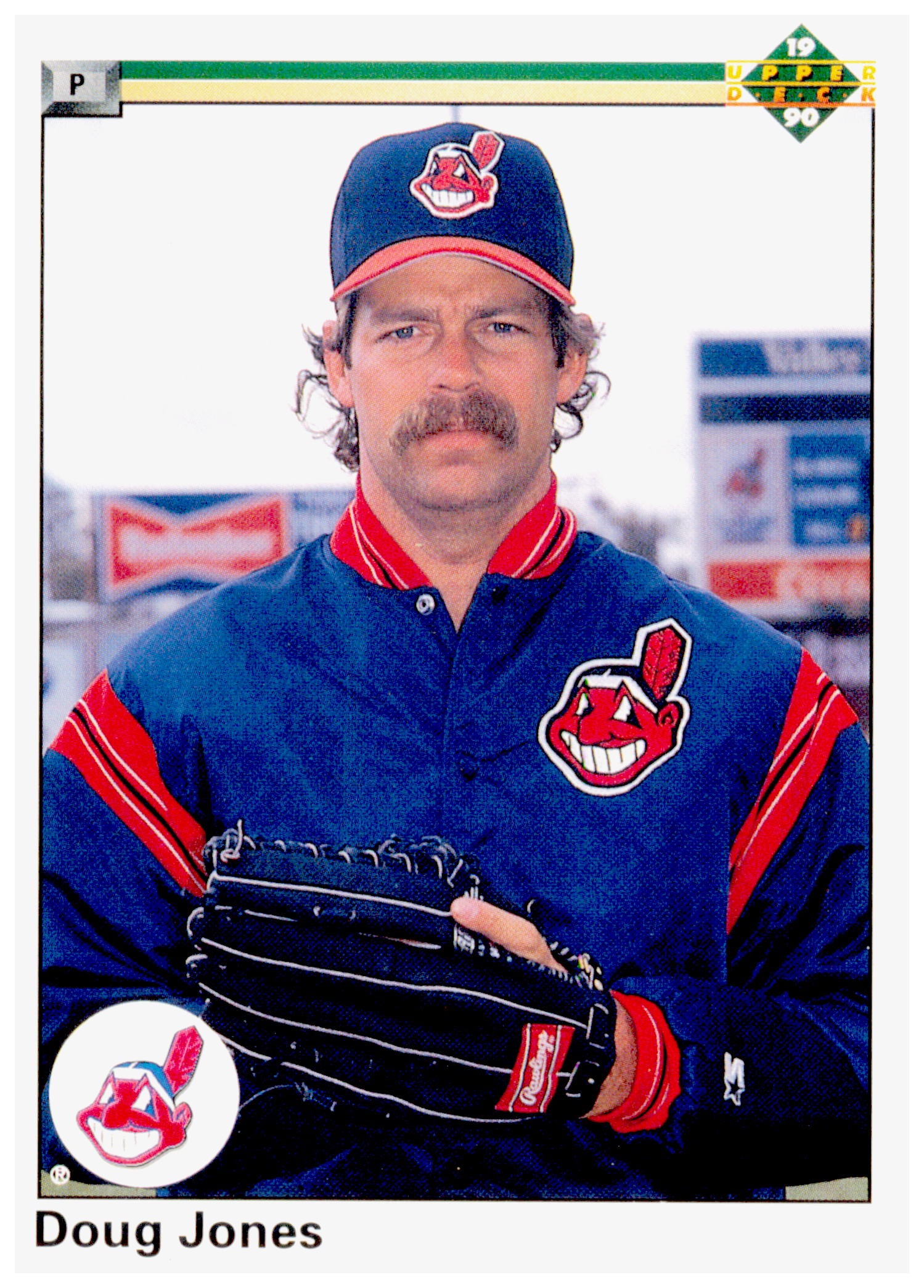 1990 Upper Deck Doug Jones Card Cleveland Indians #632