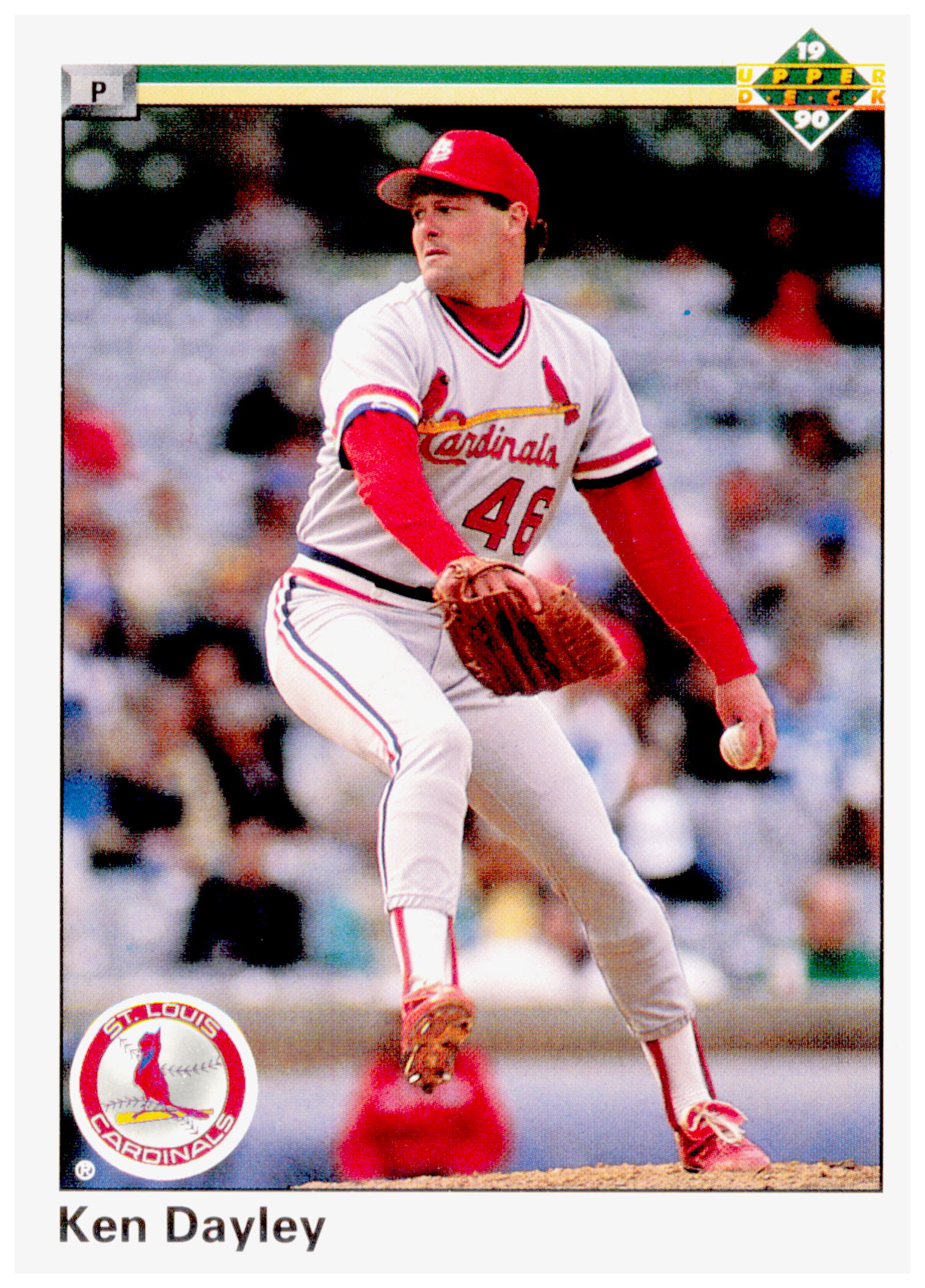 1990 Upper Deck Ken Dayley Card St. Louis Cardinals #280