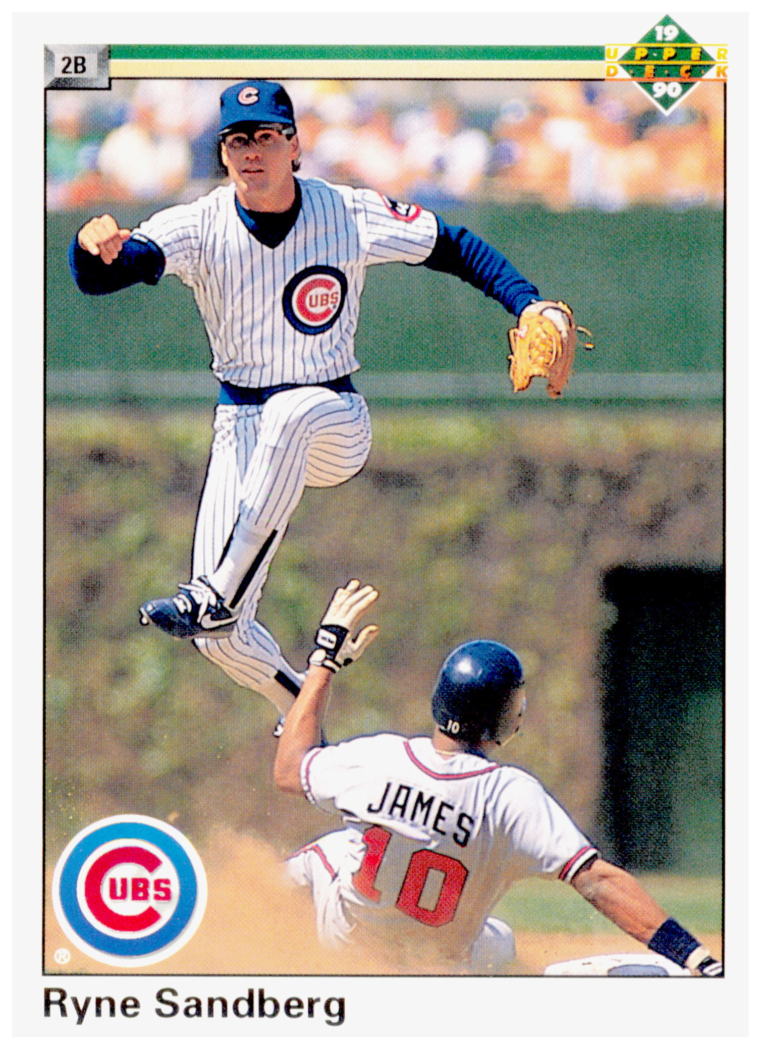 1990 Upper Deck Ryne Sandberg Card Chicago Cubs #324