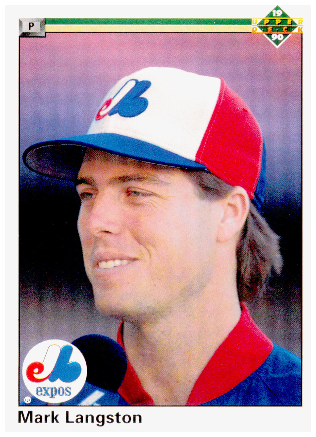 1990 Upper Deck Mark Langston Card Montreal Expos #647