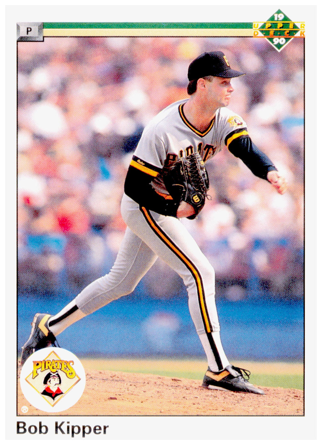 1990 Upper Deck Bob Kipper Card Pittsburgh Pirates #560