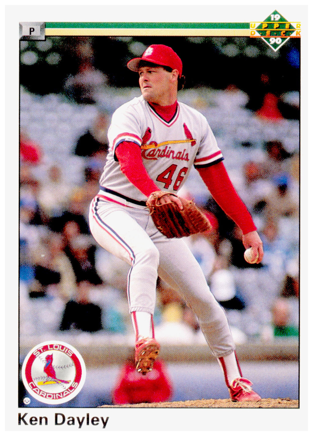 1990 Upper Deck Ken Dayley Card St. Louis Cardinals #280