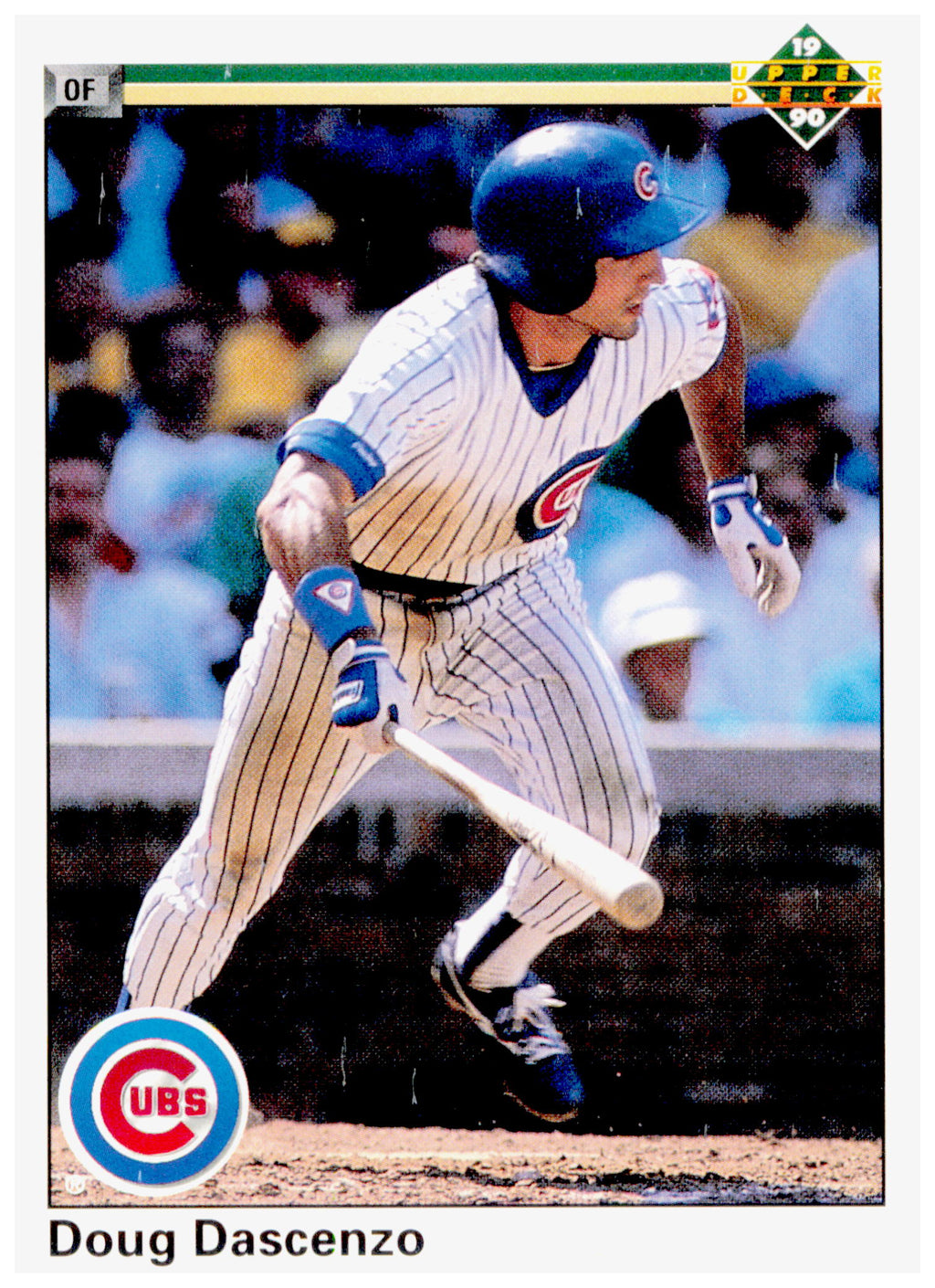 1990 Upper Deck Doug Dascenzo Card Chicago Cubs #211