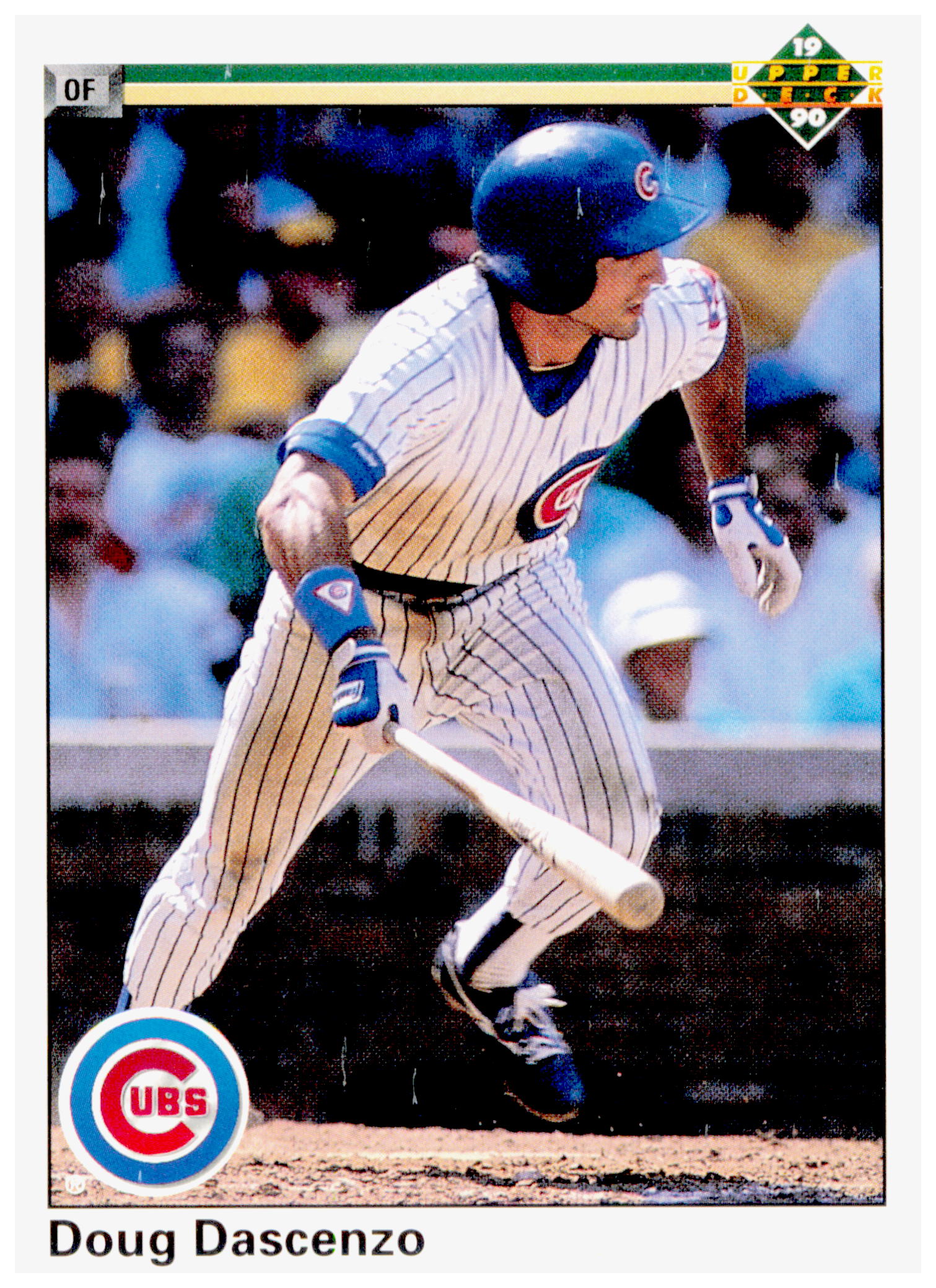 1990 Upper Deck Doug Dascenzo Card Chicago Cubs #211