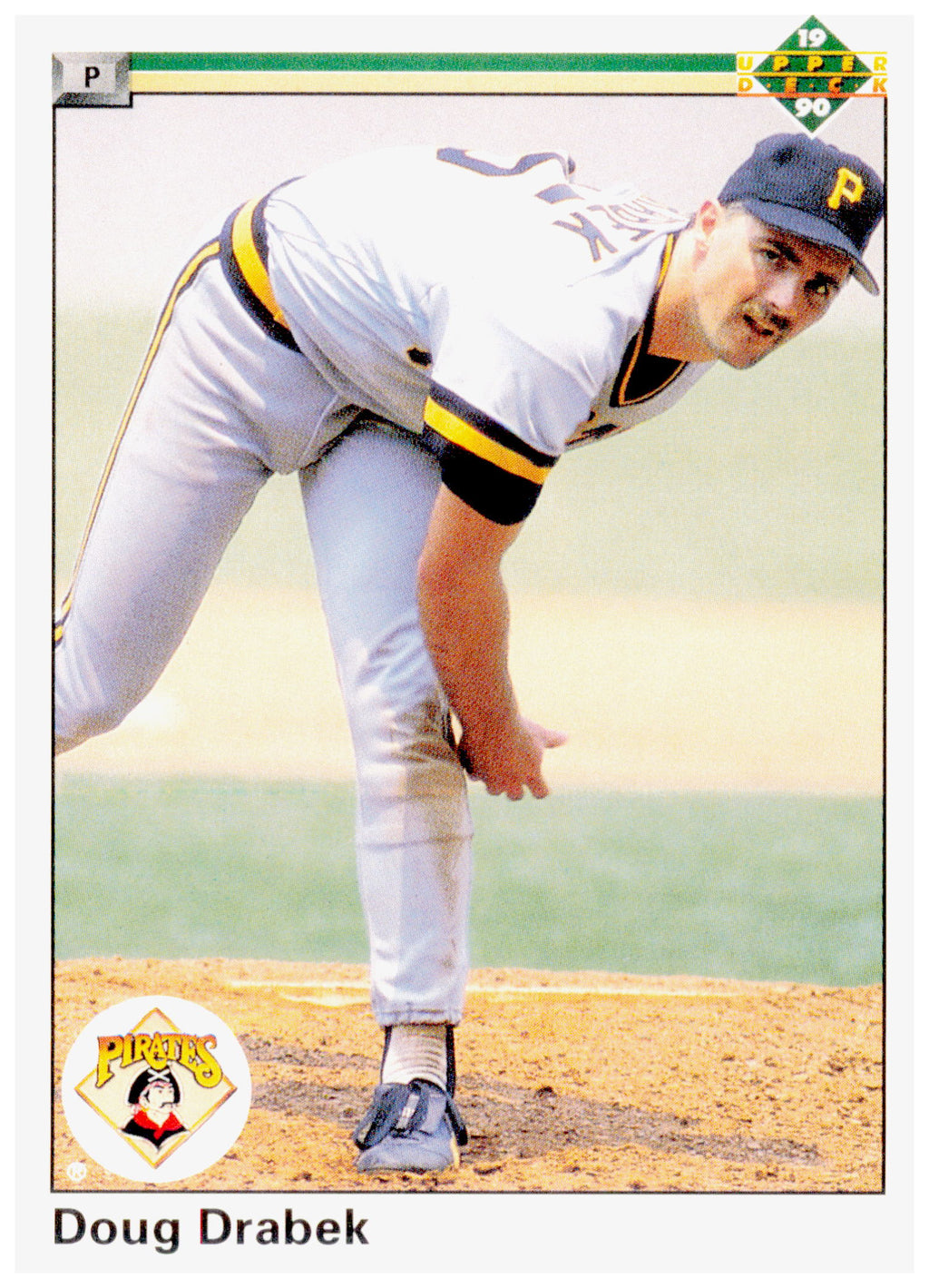 1990 Upper Deck Doug Drabek Card Pittsburgh Pirates #422