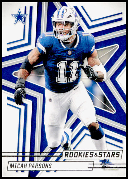 2025 Panini Rookies & Stars Micah Parsons Card Dallas Cowboys #39
