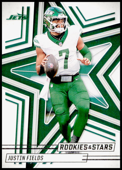 2025 Panini Rookies & Stars Justin Fields Card New York Jets #35