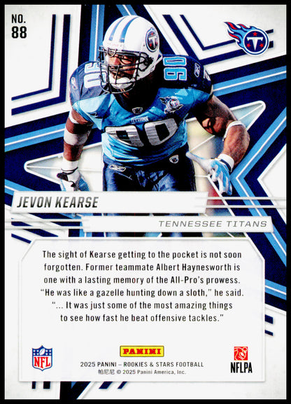 2025 Panini Rookies & Stars Jevon Kearse Card Tennessee Titans #88