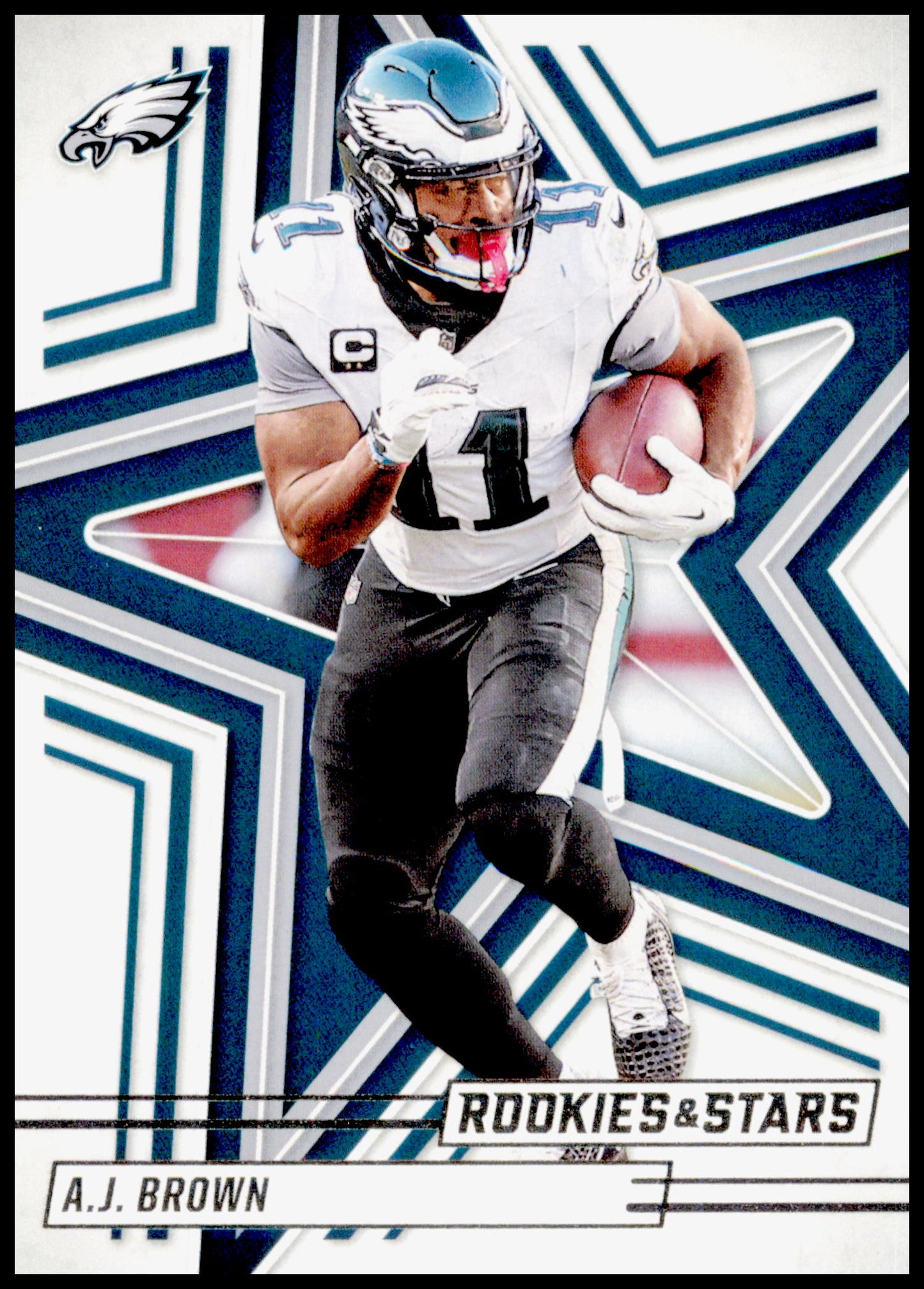 2025 Panini Rookies & Stars A.J. Brown Card Philadelphia Eagles #46