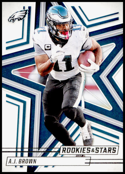 2025 Panini Rookies & Stars A.J. Brown Card Philadelphia Eagles #46