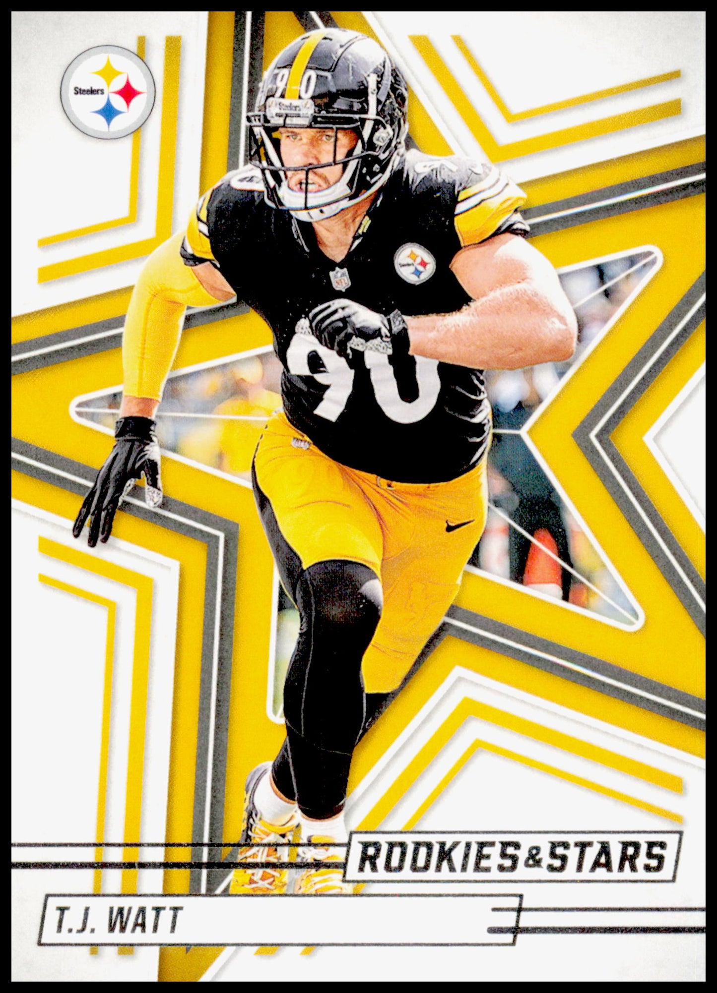2025 Panini Rookies & Stars T.J. Watt Card Pittsburgh Steelers #62