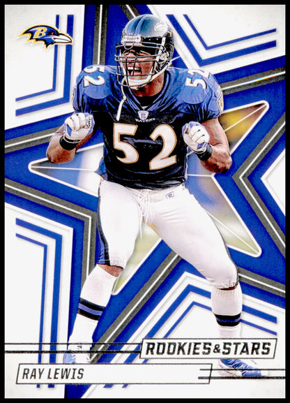 2025 Panini Rookies & Stars Ray Lewis Card Baltimore Ravens #54