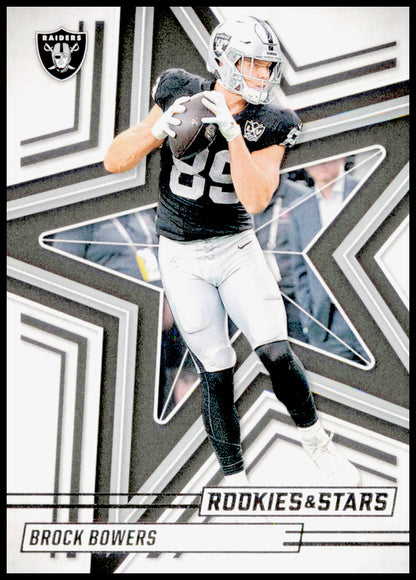 2025 Panini Rookies & Stars Brock Bowers Card Las Vegas Raiders #12