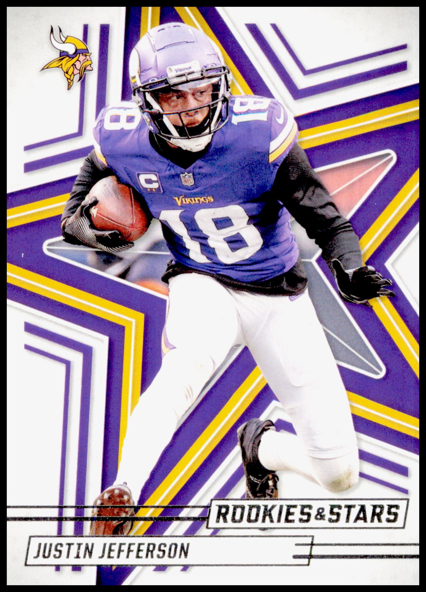 2025 Panini Rookies & Stars Justin Jefferson Card Minnesota Vikings #75