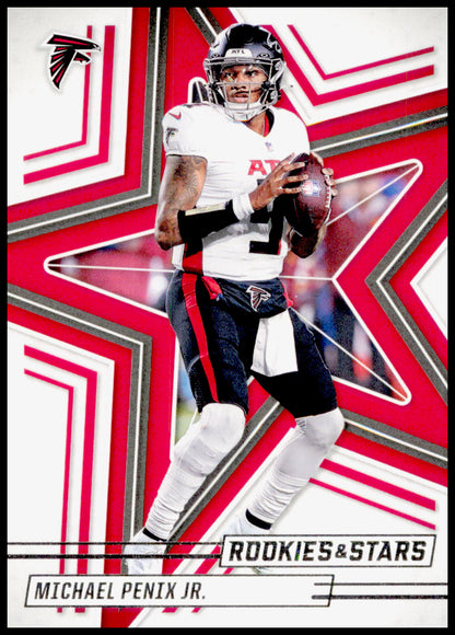 2025 Panini Rookies & Stars Michael Penix Jr. Card Atlanta Falcons #89