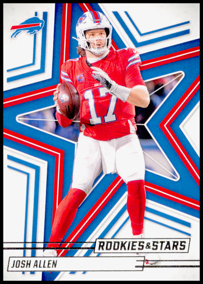 2025 Panini Rookies & Stars Josh Allen Card Buffalo Bills #26