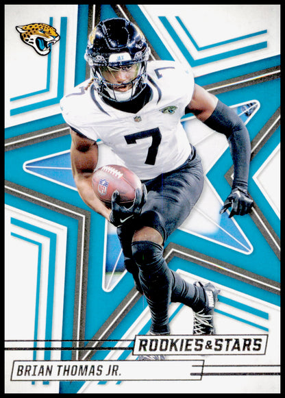 2025 Panini Rookies & Stars Brian Thomas Jr. Card Jacksonville Jaguars #83