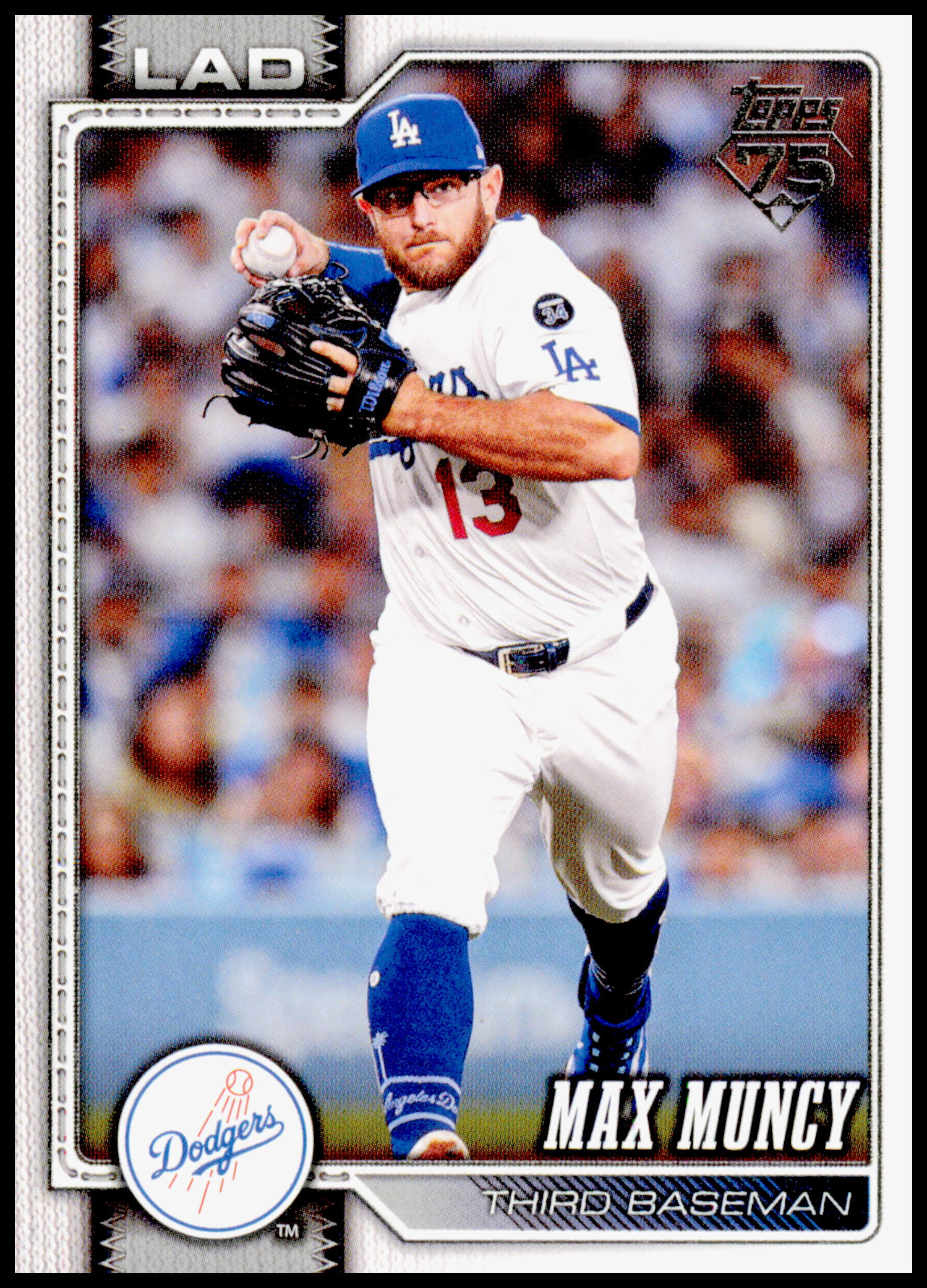 2026 Topps Max Muncy Card Los Angeles Dodgers #252