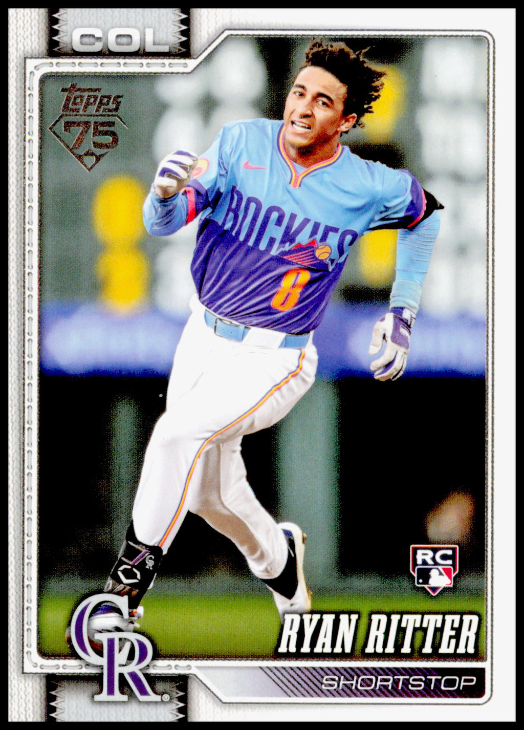 2026 Topps Ryan Ritter Card RC Colorado Rockies #18