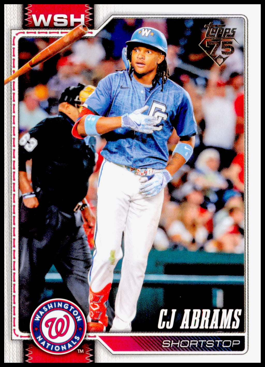 2026 Topps CJ Abrams Card Washington Nationals #152