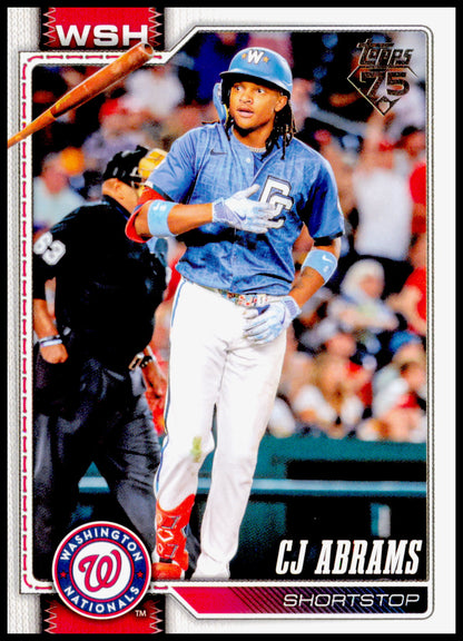 2026 Topps CJ Abrams Card Washington Nationals #152