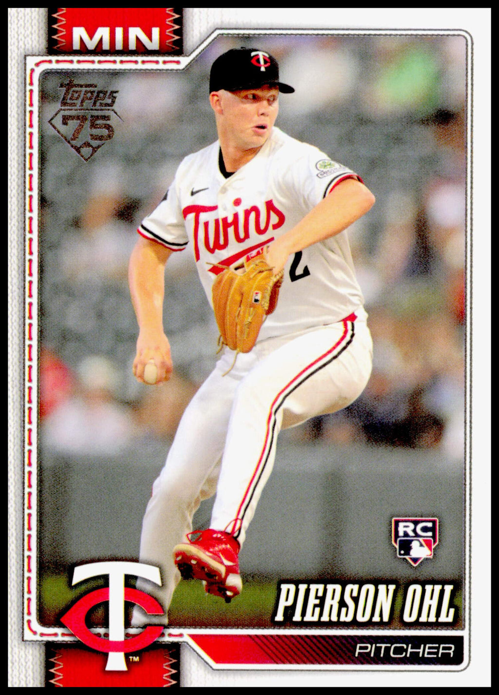 2026 Topps Pierson Ohl Card RC Minnesota Twins #321