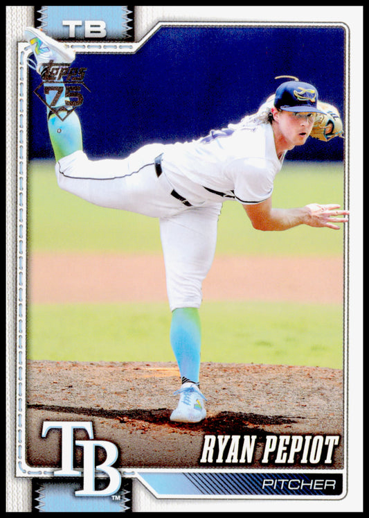 2026 Topps Ryan Pepiot Card Tampa Bay Rays #313