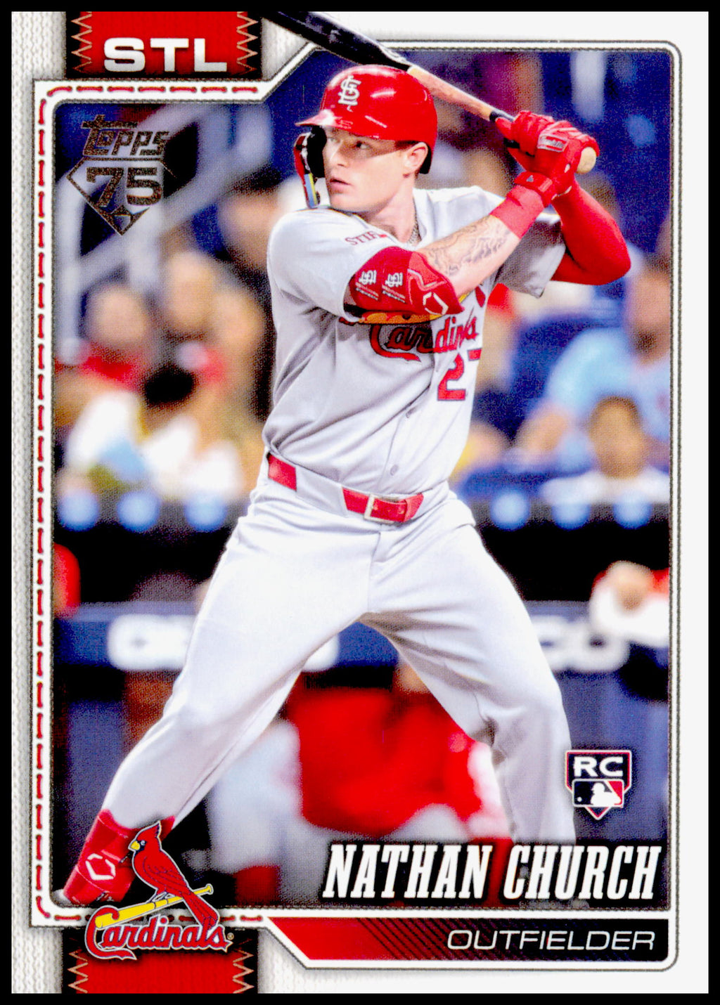 2026 Topps Nathan Church Card RC St. Louis Cardinals #24