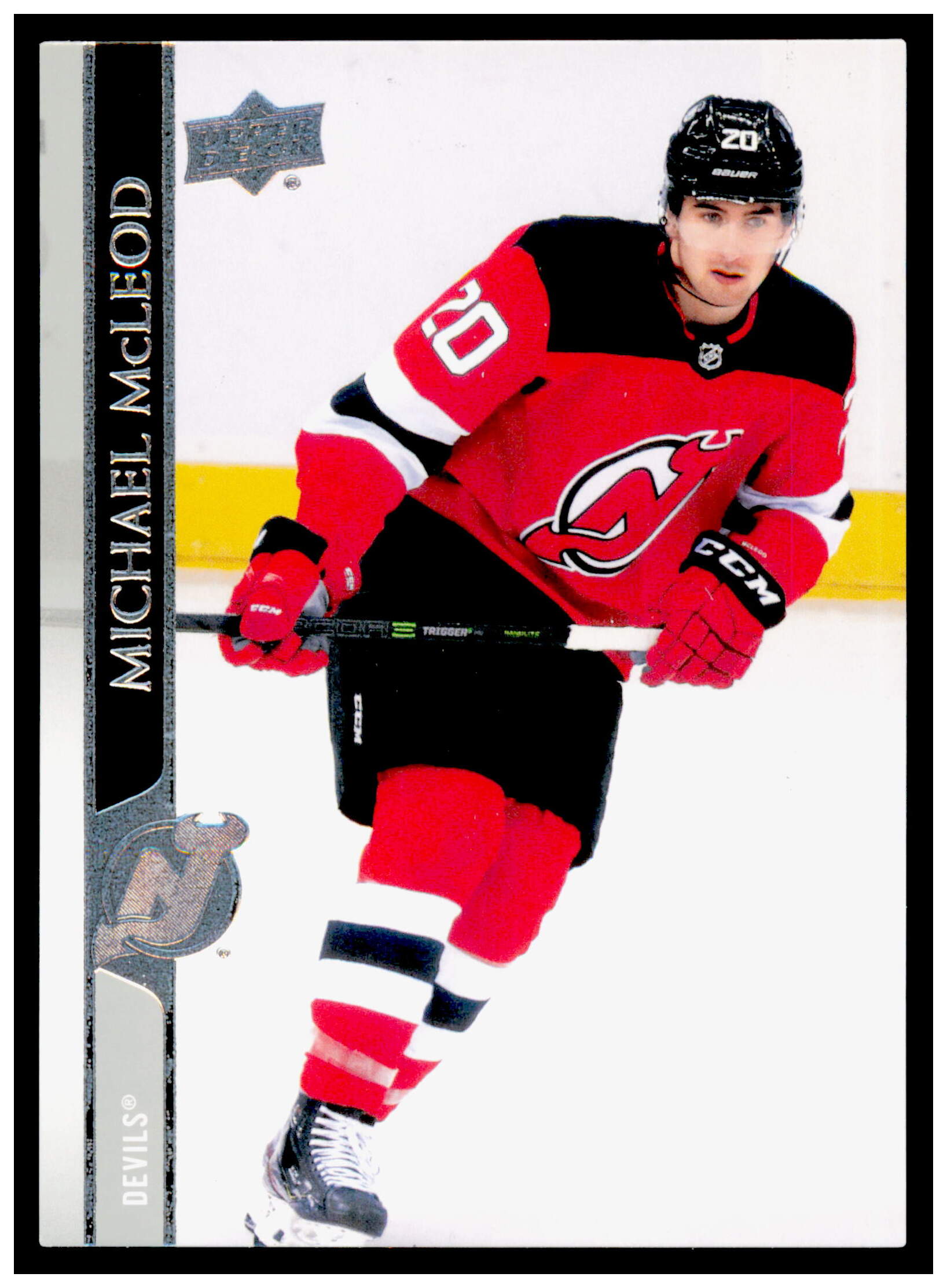 2020-21 Upper Deck Michael McLeod Card New Jersey Devils #584