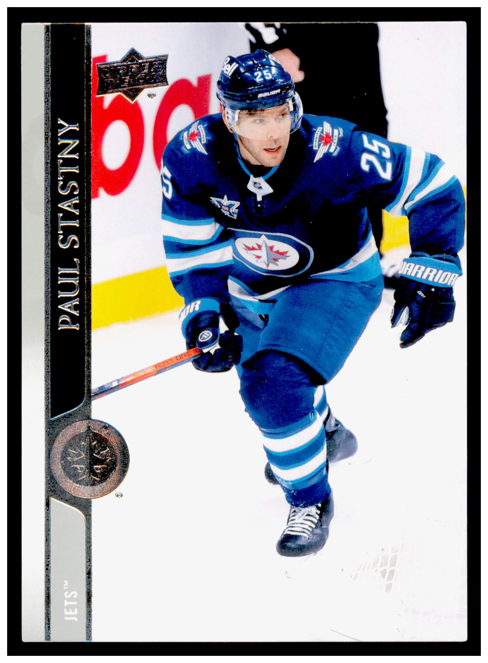 2020-21 Upper Deck Paul Stastny Card French Winnipeg Jets #654