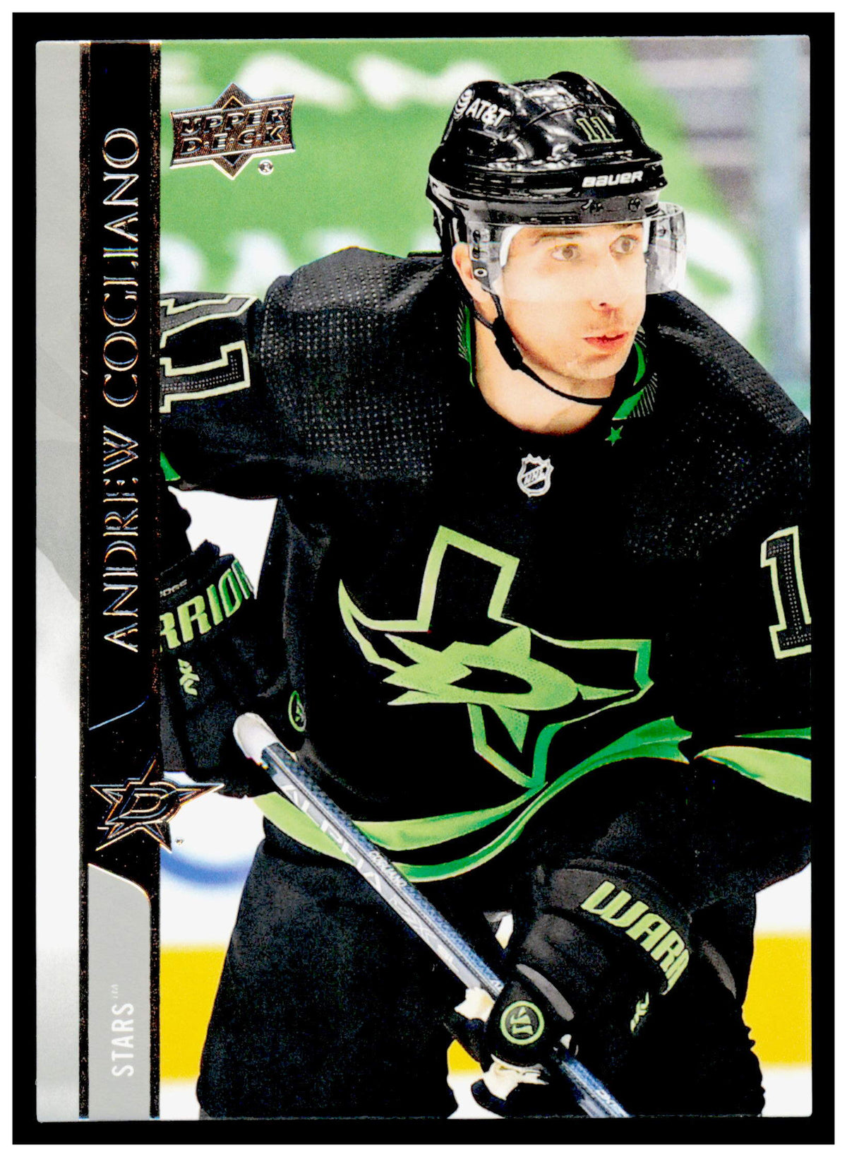 2020-21 Upper Deck Andrew Cogliano Card French Dallas Stars #541