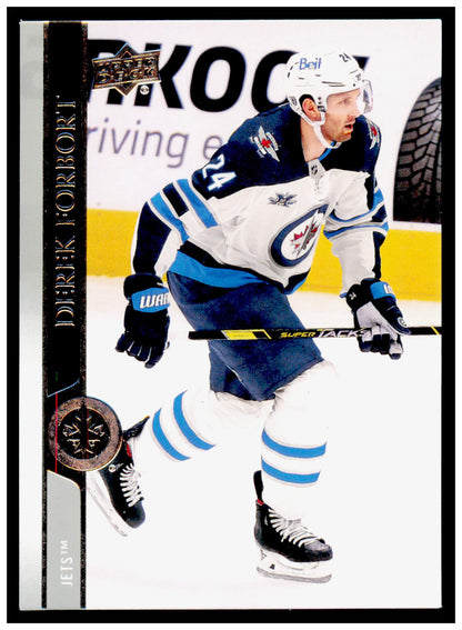 2020-21 Upper Deck Derek Forbort Card French Winnipeg Jets #651