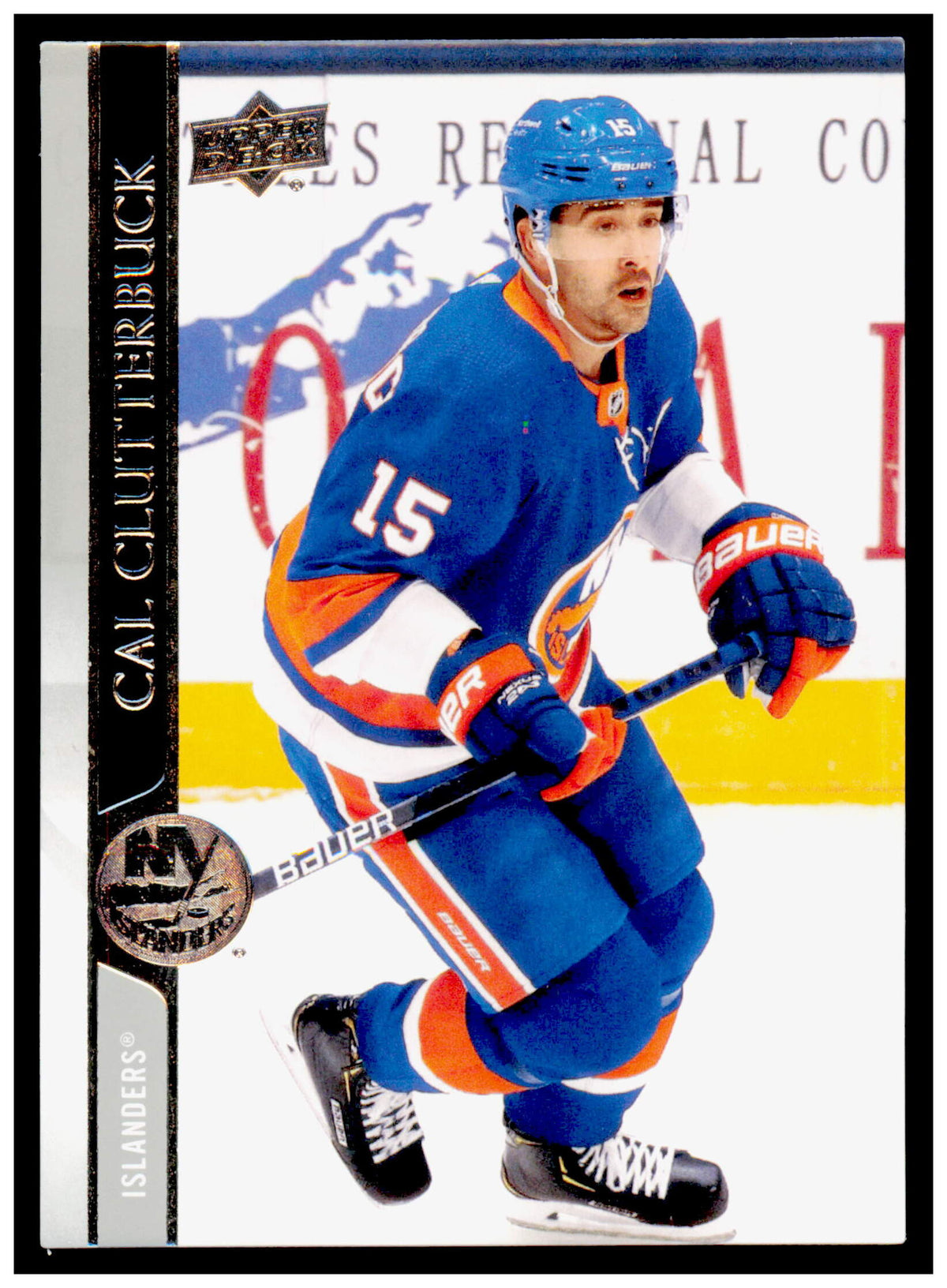 2020-21 Upper Deck Cal Clutterbuck Card New York Islanders #587