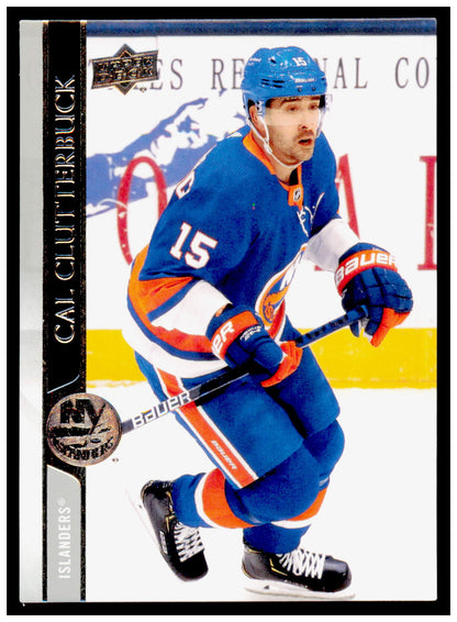 2020-21 Upper Deck Cal Clutterbuck Card New York Islanders #587