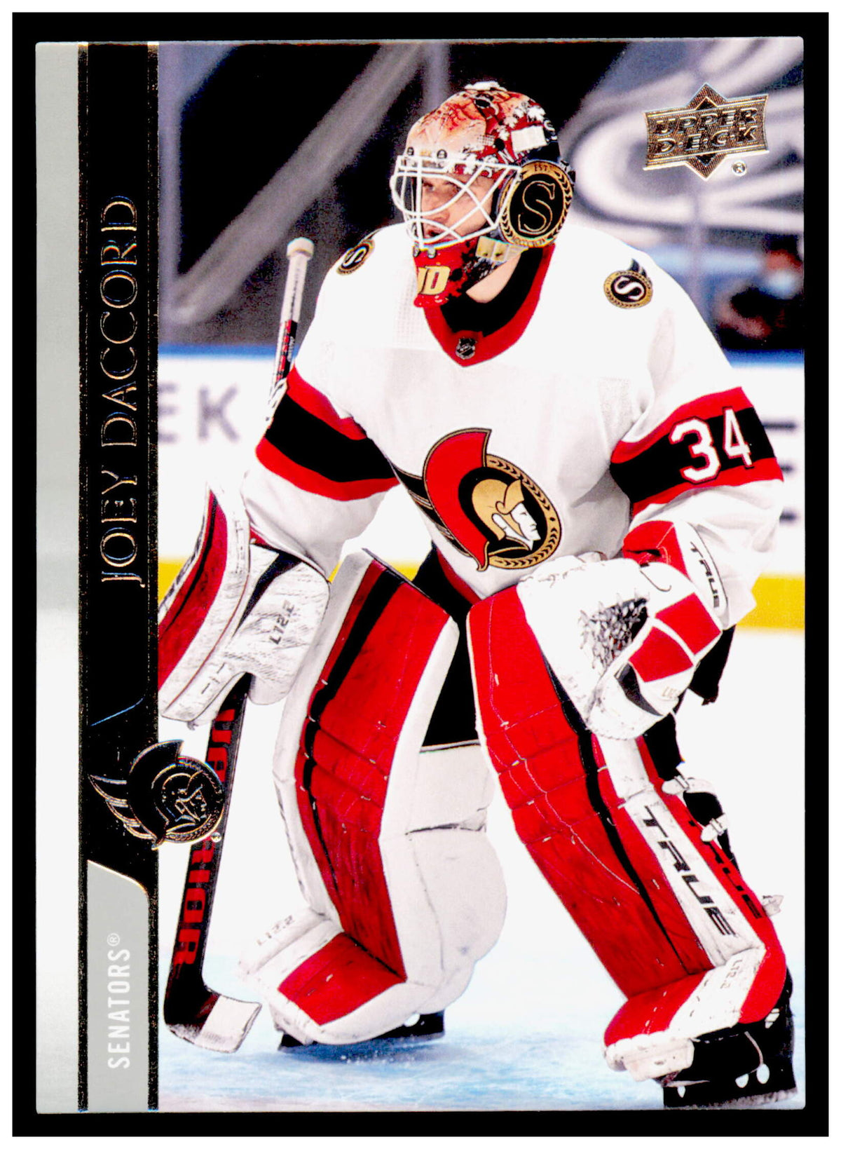 2020-21 Upper Deck Joey Daccord Card Ottawa Senators #602