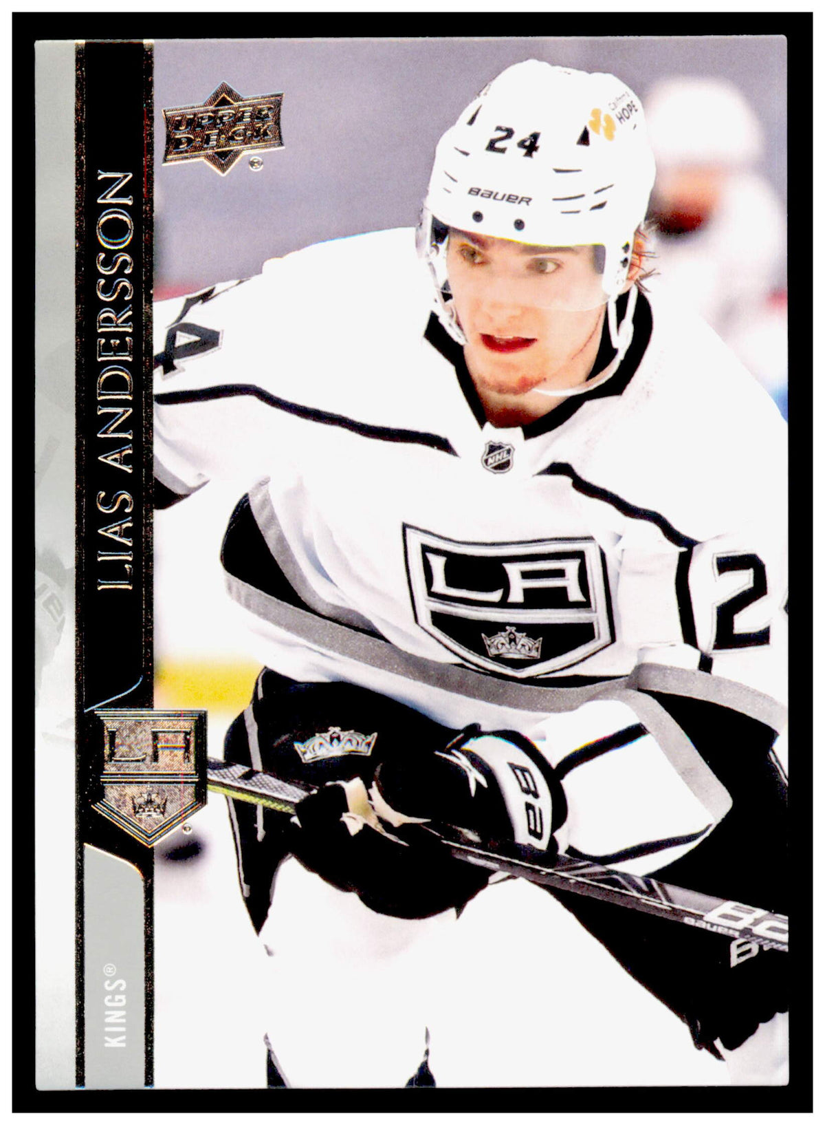 2020-21 Upper Deck Lias Andersson Card Los Angeles Kings #562