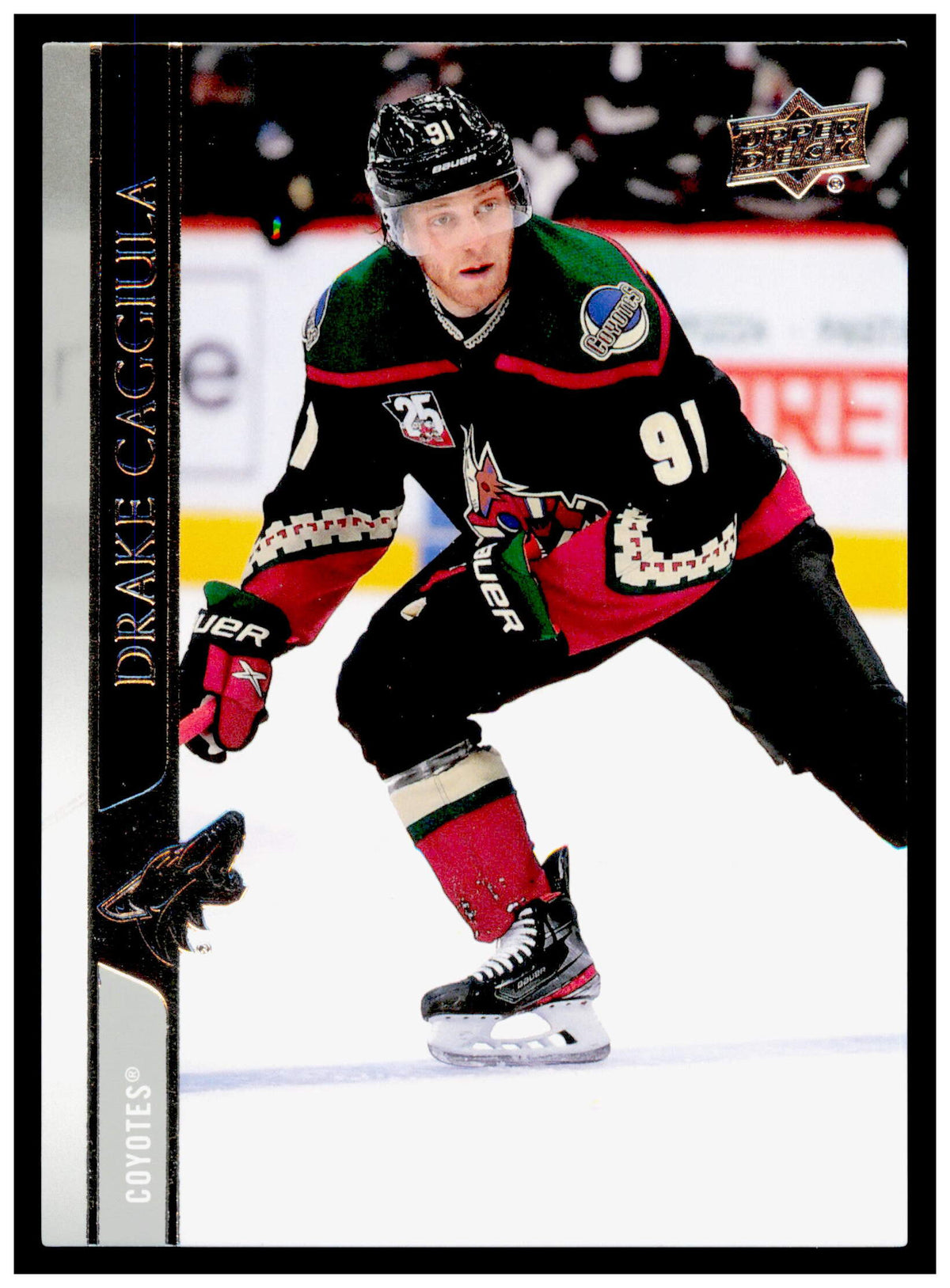2020-21 Upper Deck Drake Caggiula Card French Arizona Coyotes #506