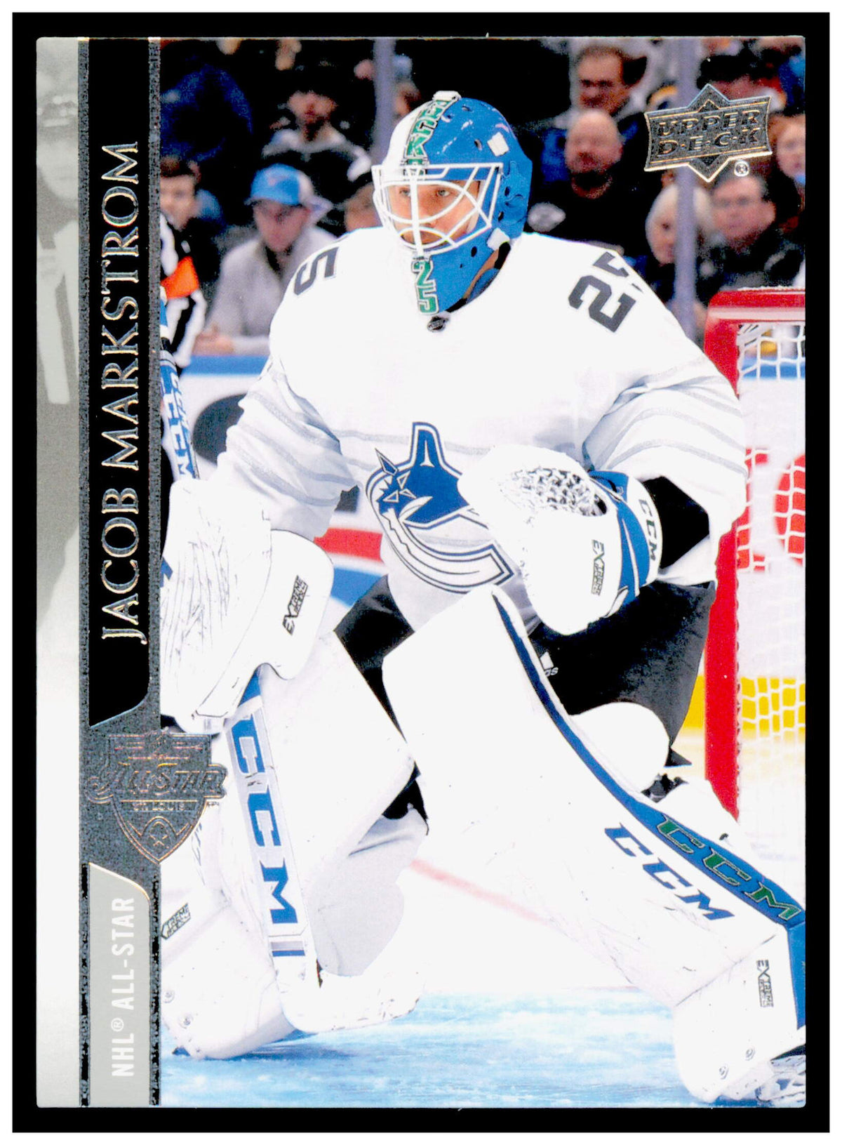 2020-21 Upper Deck Jacob Markstrom Card Vancouver Canucks #682