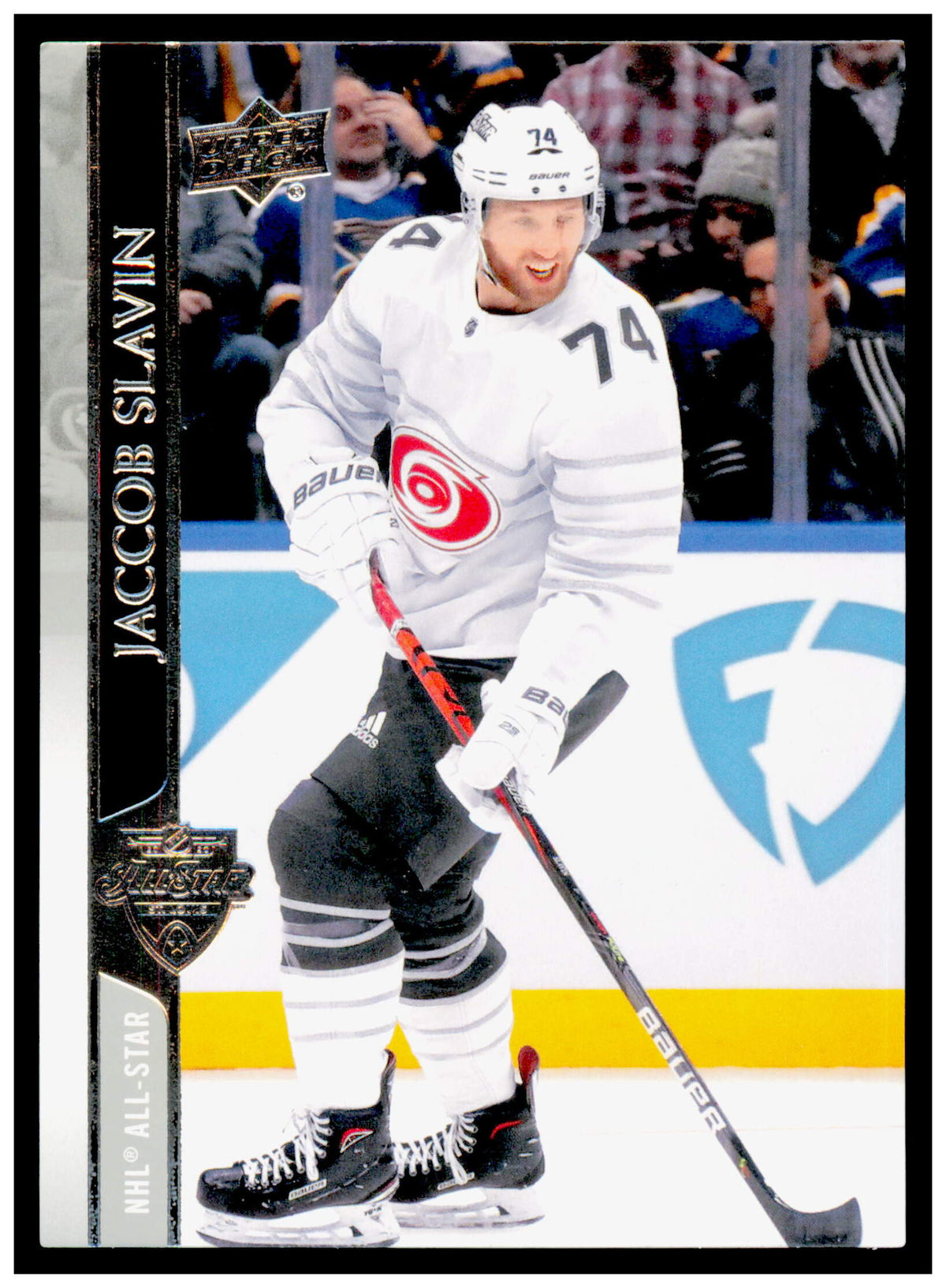 2020-21 Upper Deck Jaccob Slavin Card Carolina Hurricanes #676