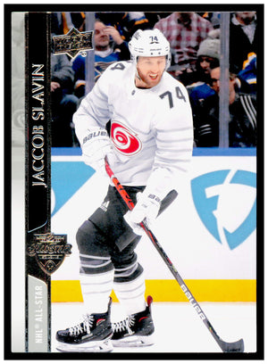 2020-21 Upper Deck Jaccob Slavin Card Carolina Hurricanes #676