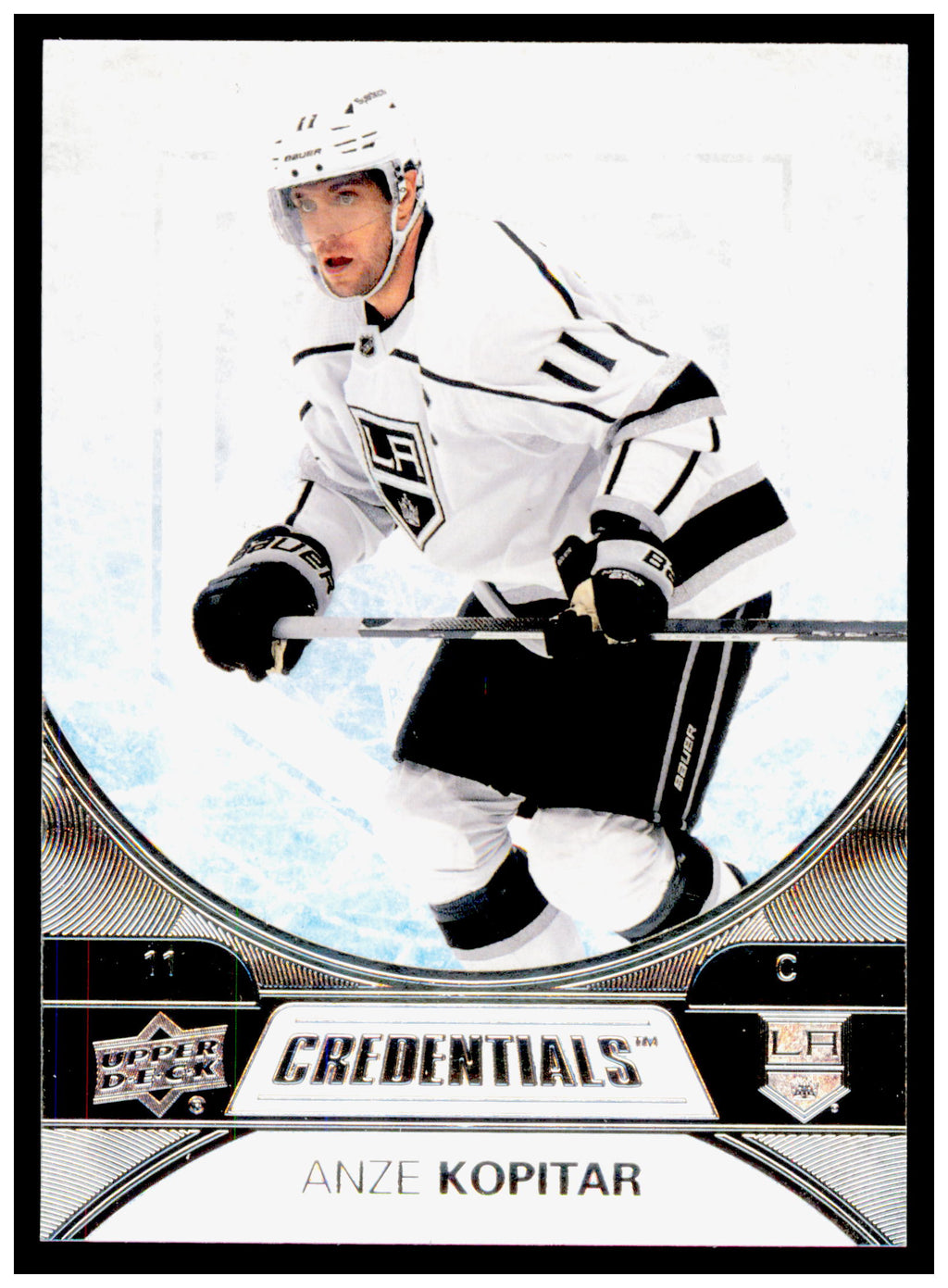 2021-22 Upper Deck Credentials Anze Kopitar Card Los Angeles Kings #35