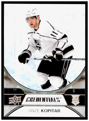 2021-22 Upper Deck Credentials Anze Kopitar Card Los Angeles Kings #35