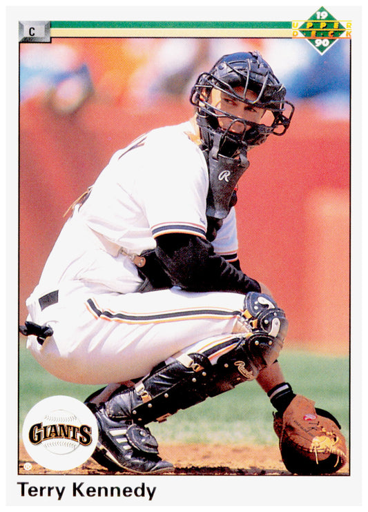 1990 Upper Deck Terry Kennedy Card San Francisco Giants #397