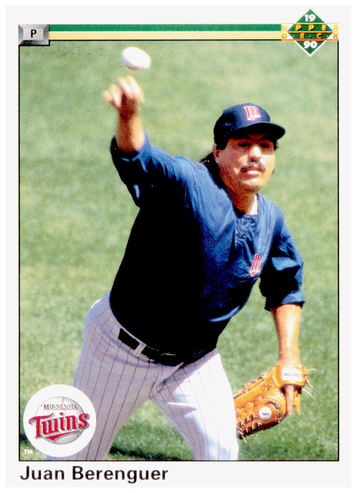 1990 Upper Deck Juan Berenguer Card Minnesota Twins #440