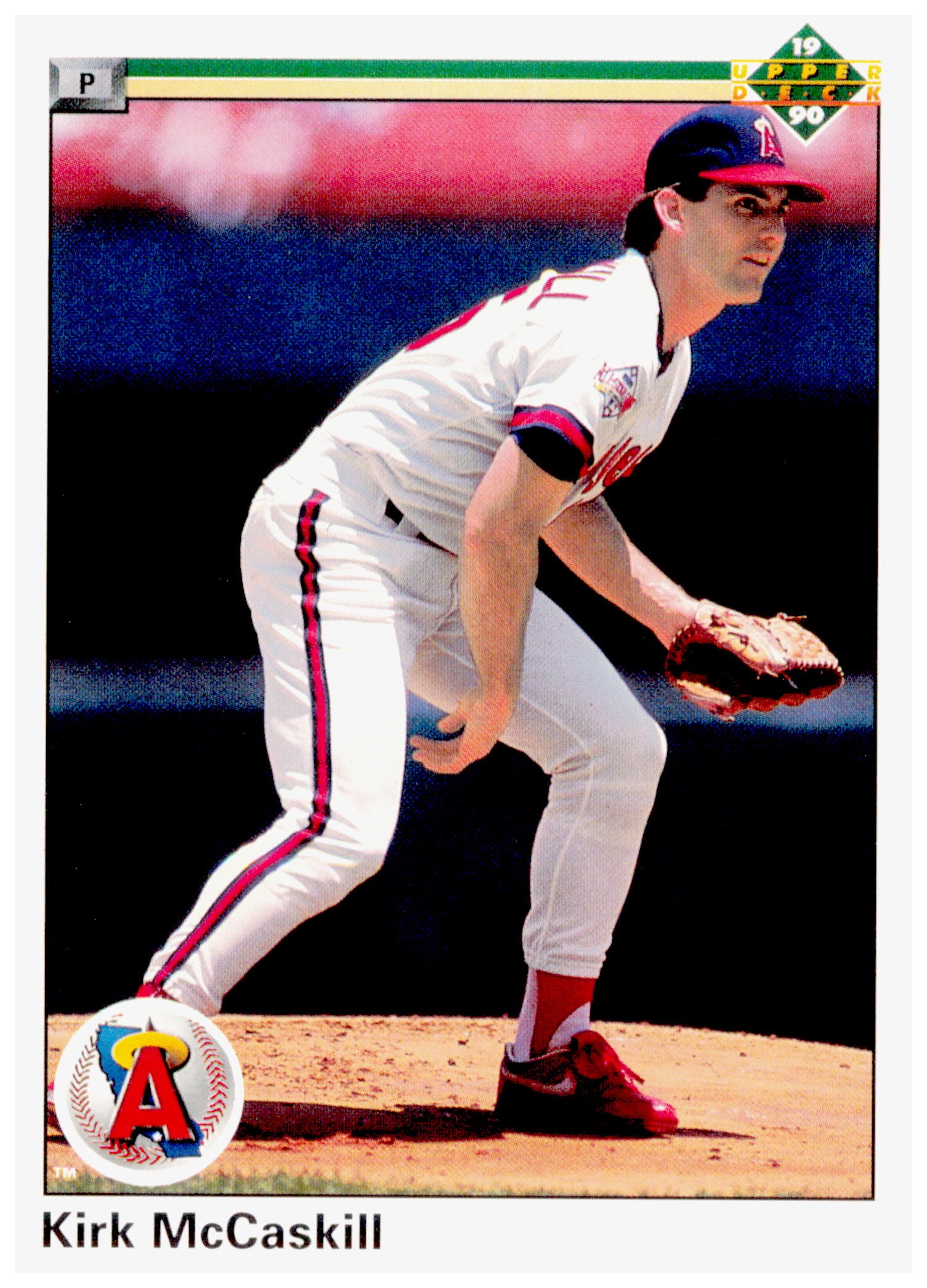 1990 Upper Deck Kirk McCaskill Card California Angels #506