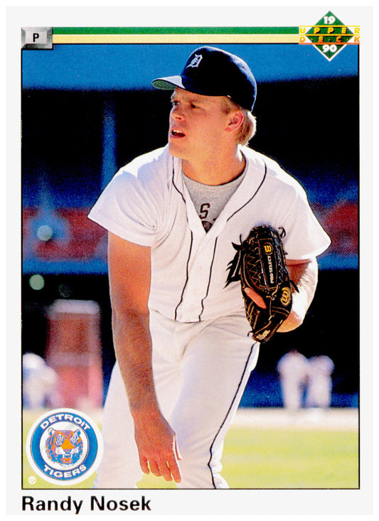 1990 Upper Deck Randy Nosek Card RC Detroit Tigers #2