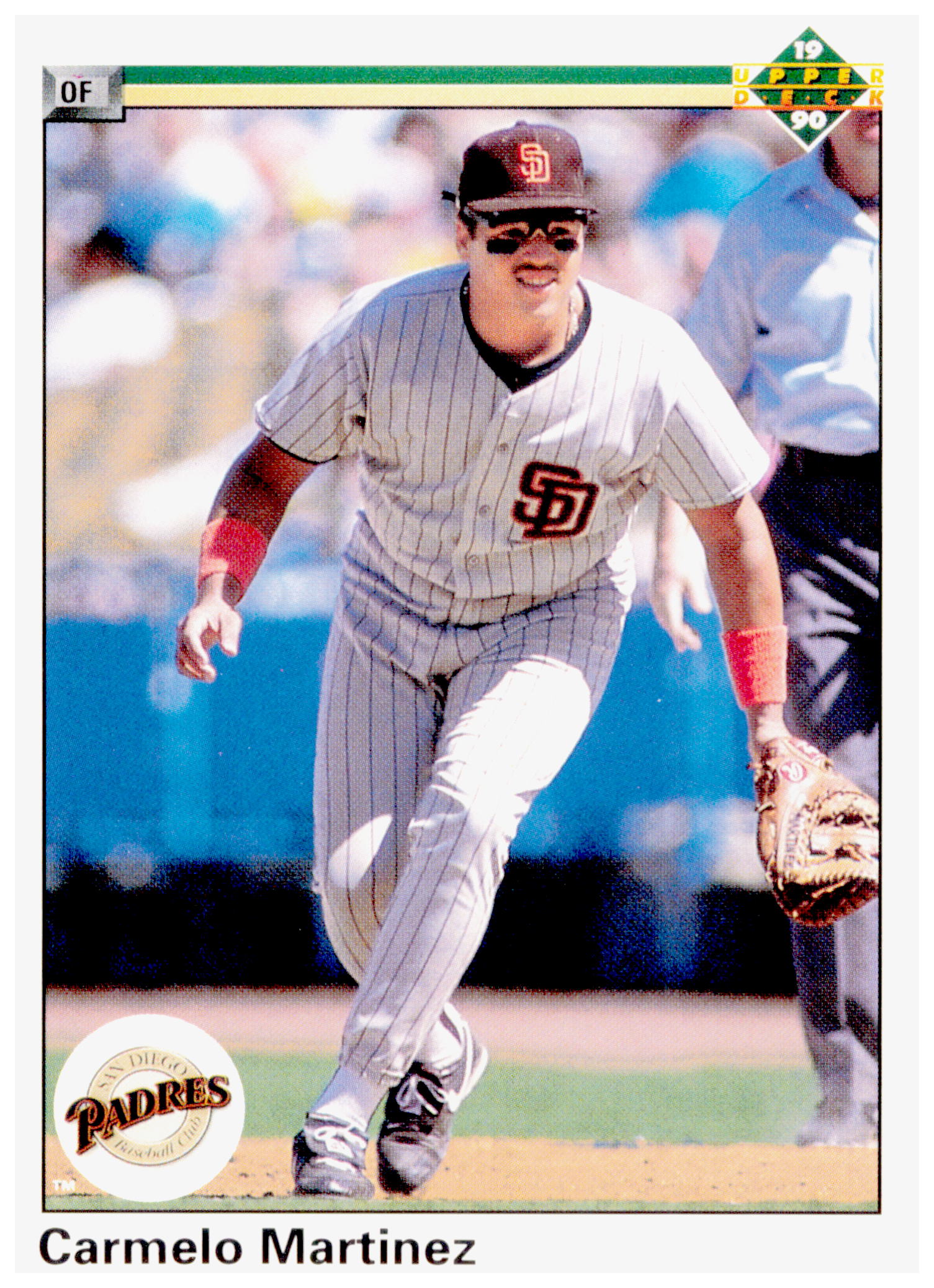 1990 Upper Deck Carmelo Martinez Card San Diego Padres #592
