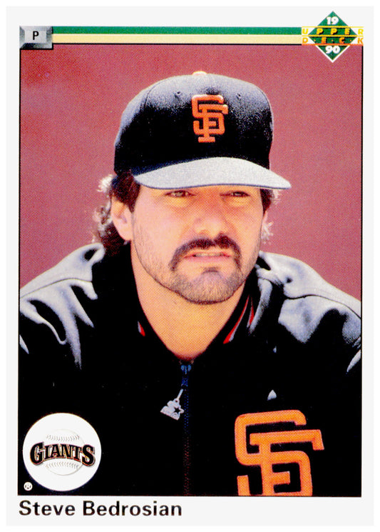 1990 Upper Deck Steve Bedrosian Card San Francisco Giants #618