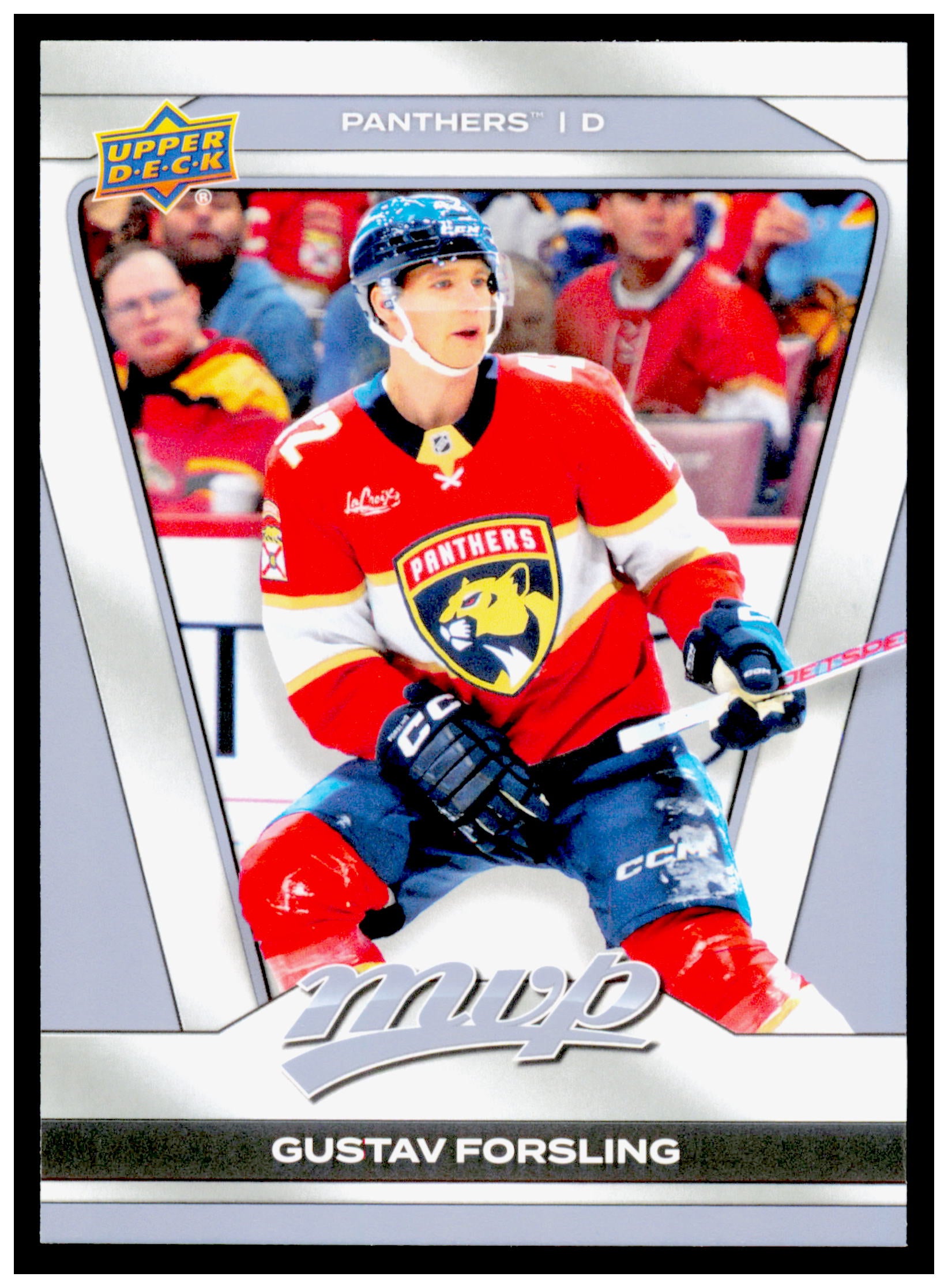 2025-26 Upper Deck MVP Gustav Forsling Card Florida Panthers #55