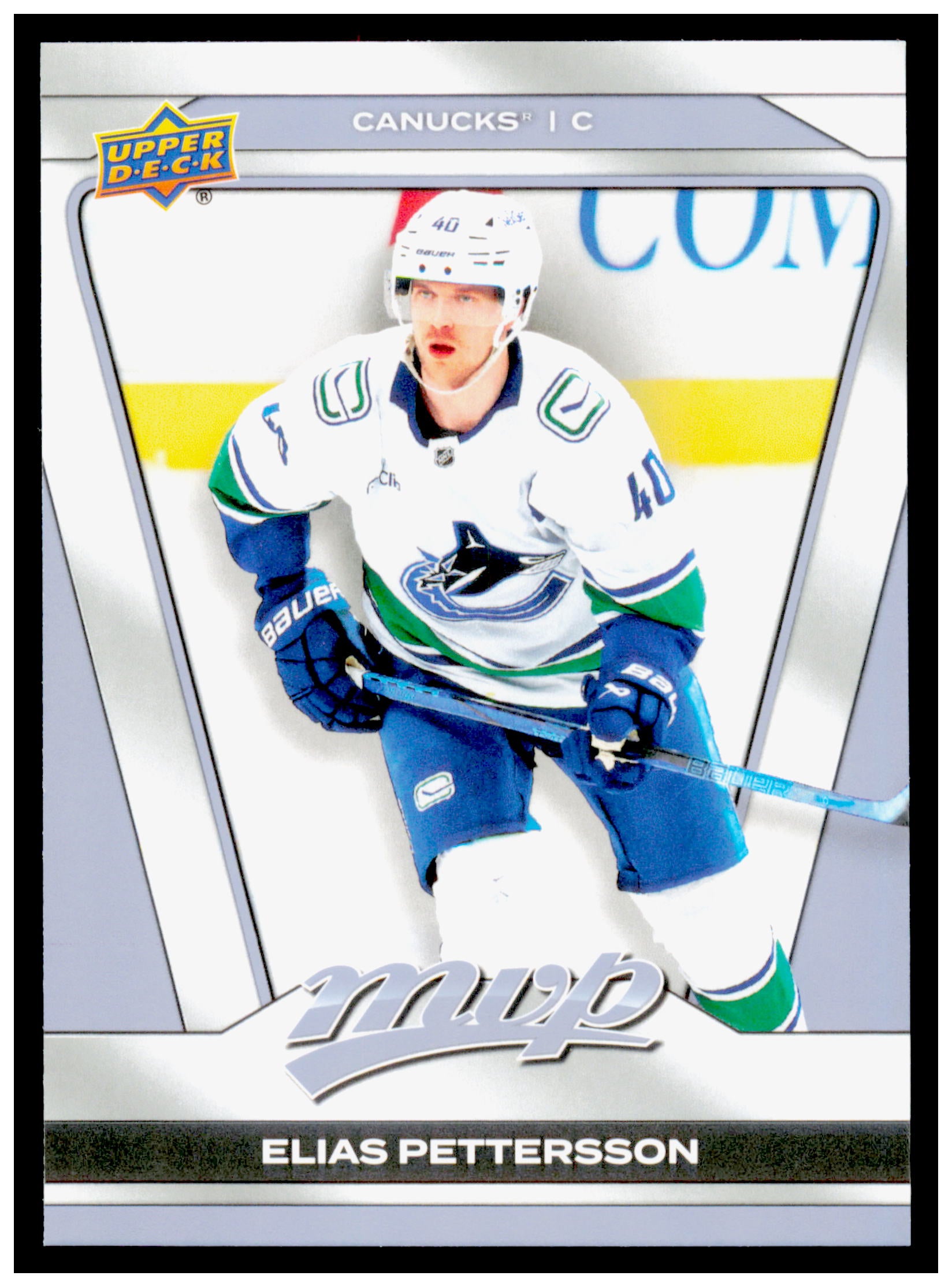 2025-26 Upper Deck MVP Elias Pettersson Card Vancouver Canucks #70